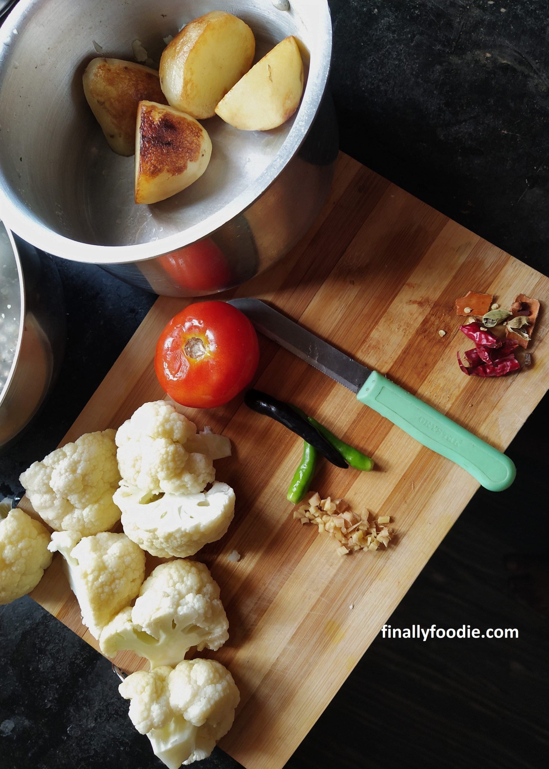 Ingredientes de khichdi bengalí